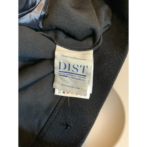 Moncler Grenoble Black Puffer Polar Fleece Hooded Zip-Up Cardigan Jacket Size XL - Picture 14 of 16